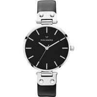 Mockberg MO111 Black Dial Black Leather Strap ..