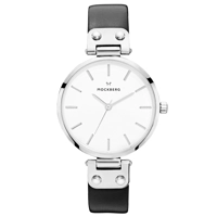 Mockberg MO1002 White Dial With Silver Case La..