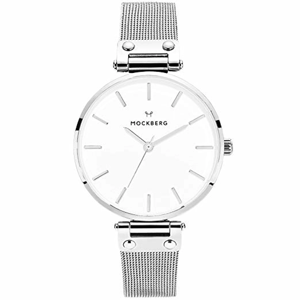 Mockberg MO502 Silver Stainless Steel Watch For Ladies