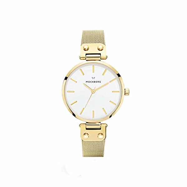 Mockberg MO1601 Stainless Steel With White Dial Ladies Watch