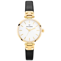 Mockberg MO207 Black Leather With Golden Case ..