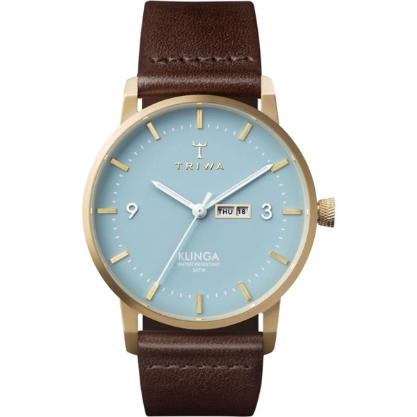 TRIWA CL010413 Mens Brown Leather Watch