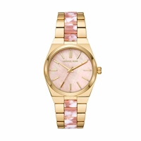 Michael Kors MK6650 Pink Dial Stainless Steel ..