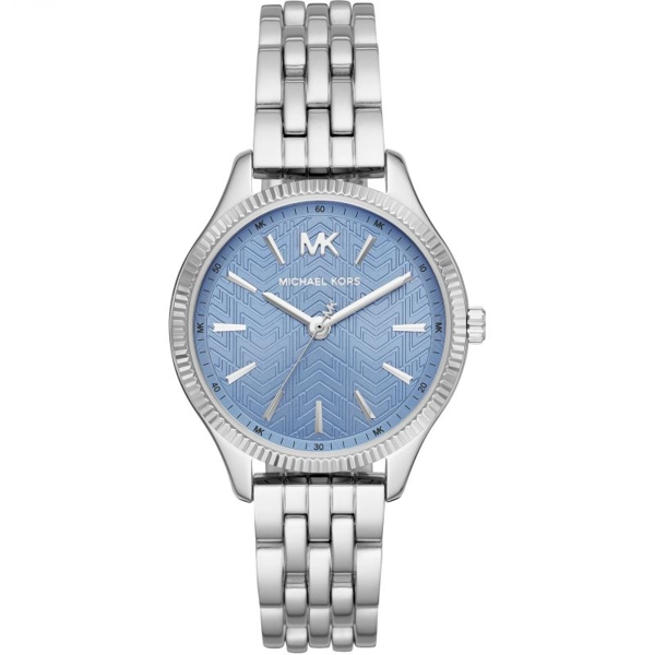 Michael Kors MK6639 Blue Dial Stainless Steel Strap Ladies Watch