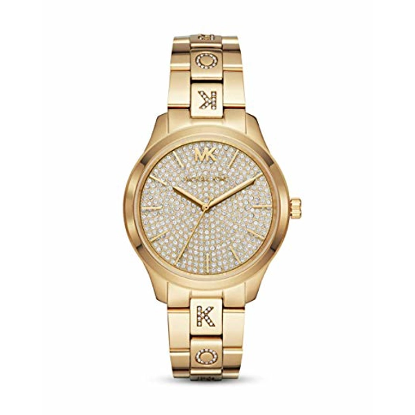 Michael Kors MK6638 Gold Dial Stainless Steel Strap Ladies Watch