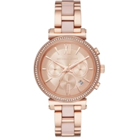 Michael Kors MK6560 Rose Gold Dial Stainless S..
