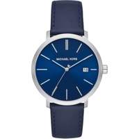 Michael Kors MK8675 Blue Dial Leather Strap Wa..