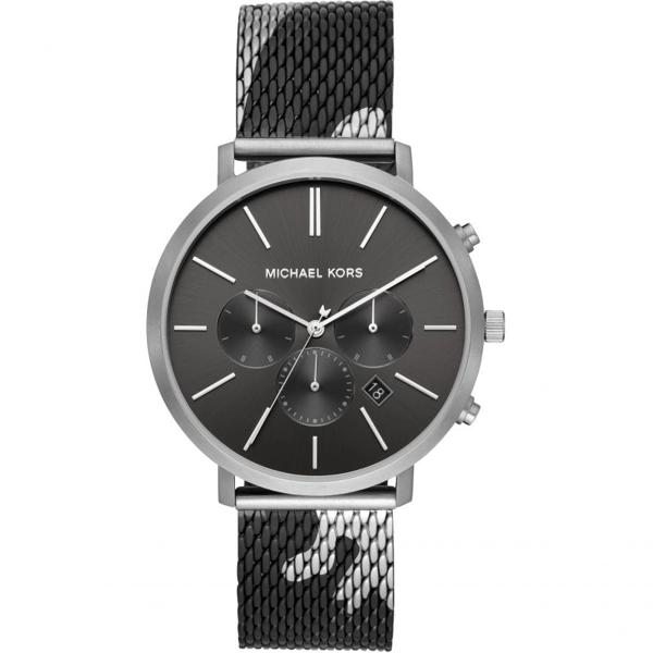 Michael Kors MK8679 Black Dial Mesh Band Strap Watch For Men