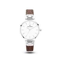 Mock Bergh MO124 White Dial Leather Strap Ladi..