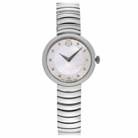 Movado 0607044 Stainless Steel Silver Dial Lad..