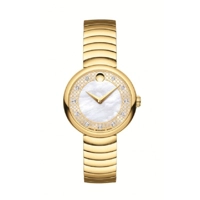 Movado 0607045 Stainless Steel Gold Watch For ..