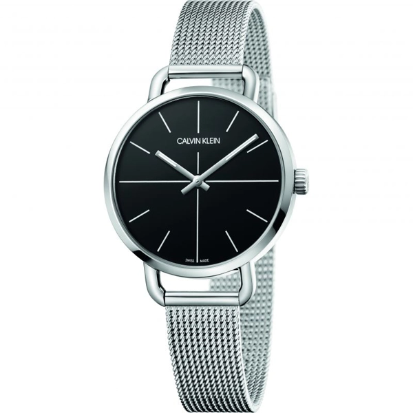 Calvin Klein K7B23121 Black Dial Stainless Steel Strap Ladies Watch