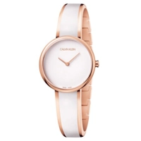 Calvin Klein K4E2N616 White Dial Stainless Ste..