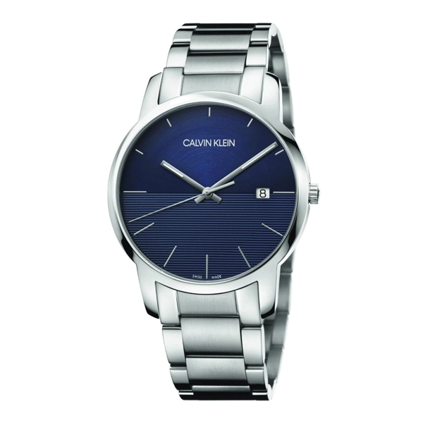 Calvin Klein K2G2G14Q Blue Dial Stainless Steel Strap Gents Watch