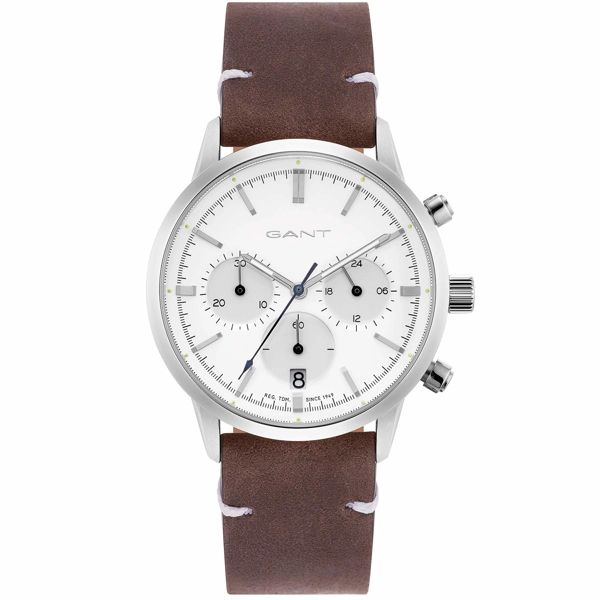 Gant GTAD08200399I White Dial Leather Strap Ladies Watch