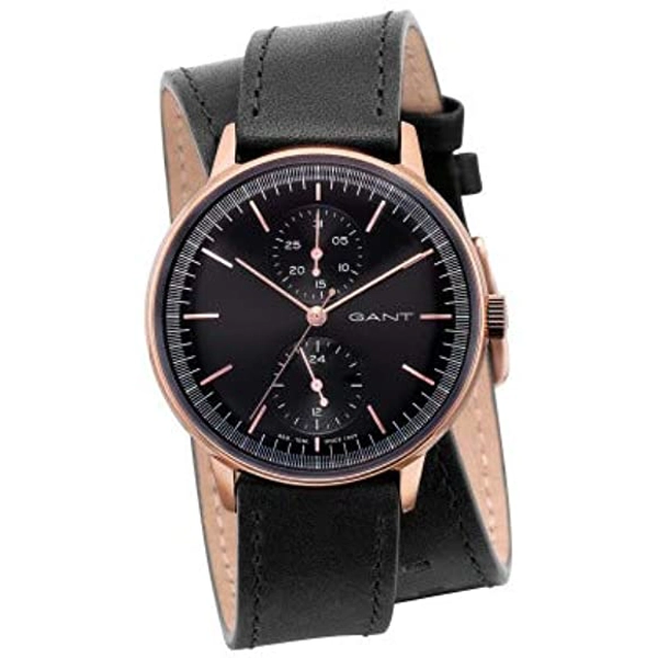 Gant GTAD09000999I Black Dial Leather Strap Ladies Watch