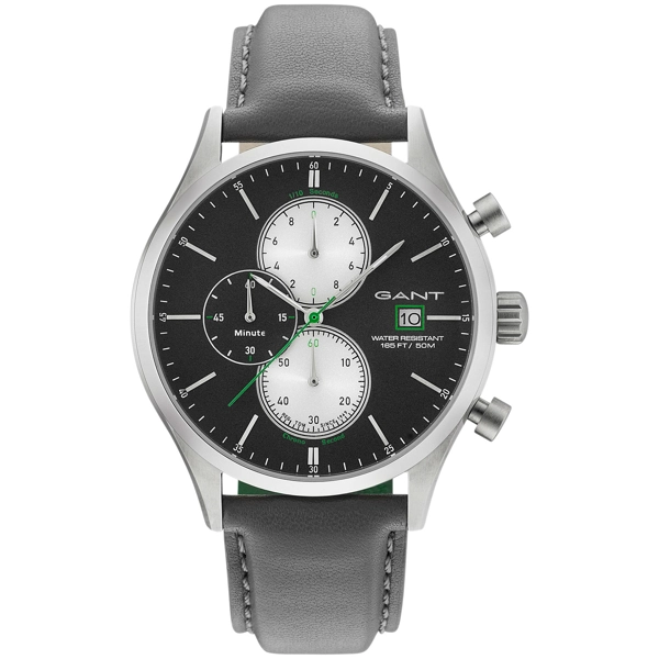 Gant W70410 Black Dial Leather Strap Gents Watch