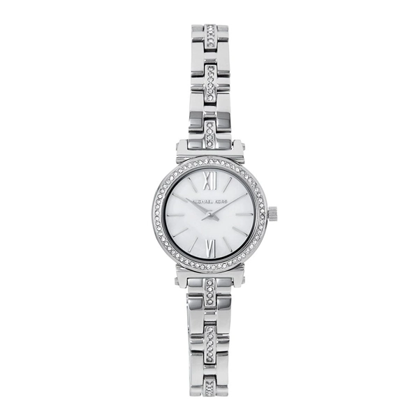 Michael Kors MK3906 Silver Stainless Steel Strap Watch for Ladies