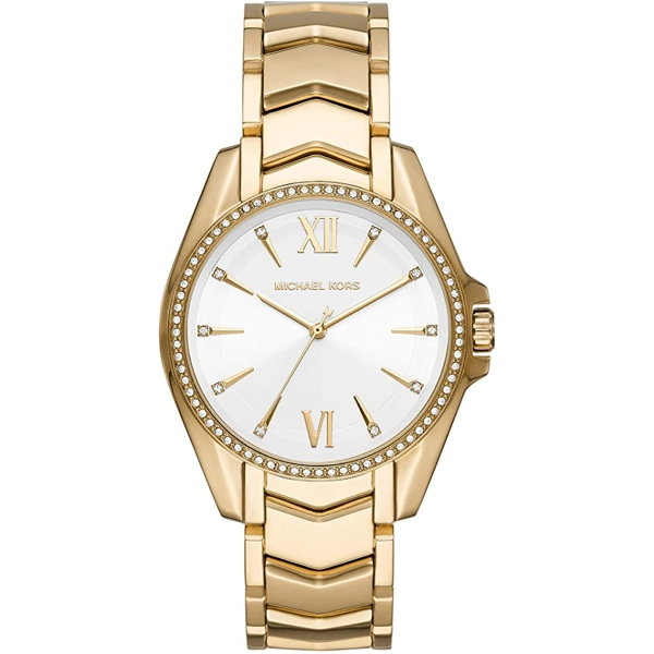 Michael Kors MK6693 Gold Stainless Steel White Dial Ladies Watch