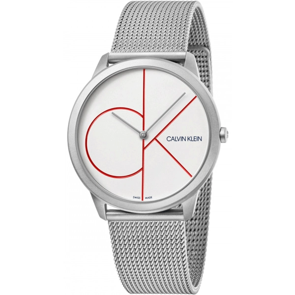 Calvin Klein K3M51152 White Dial Stainless Steel Strap Gents Watch
