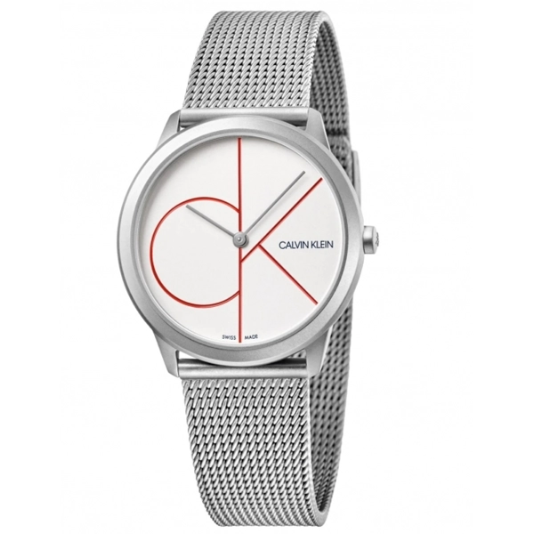 Calvin Klein K3M52152 White Dial Stainless Steel Strap Gents Watch