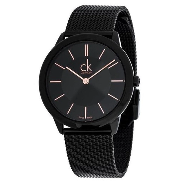 Calvin Klein K3M23421 Black Dial Stainless Steel Strap Ladies Watch