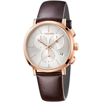 Calvin Klein K8Q376G6 Brown Leather Strap Watc..