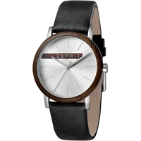 Esprit ES1G030L0035 Black Leather Strap Watch ..