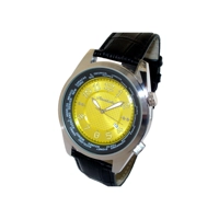 Heinrichssohn HS1003Y Yellow Dial Leather Stra..