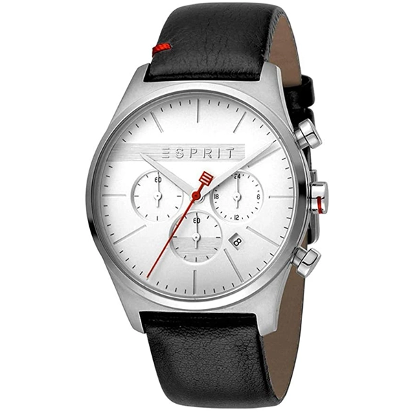 Esprit ES1G053L0015 Black Leather Strap Watch for Men
