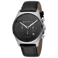 Esprit ES1G053L0025 Black Leather Strap Mens W..