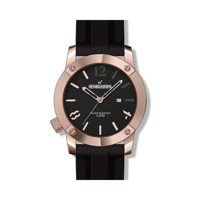 Heinrichssohn HS1014C Black Dial Silicone Stra..