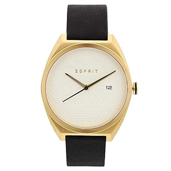 Esprit ES1G056L0025 Black Leather Strap Watch for Men
