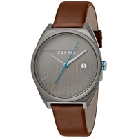Esprit ES1G056L0035 Brown Leather Strap Watch ..