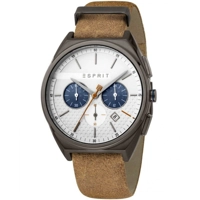 Esprit ES1G062L0045 Brown Leather Strap Mens W..