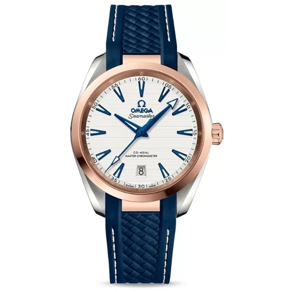 Omega Seamaster Aqua Terra 150M 220.22.38.20.02.001 Blue Rubber Watches for Men