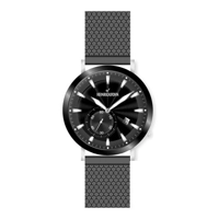 Heinrichssohn HS1016G Black Dial Stainless Ste..