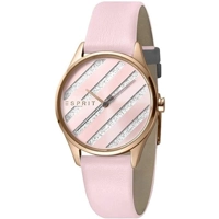 Esprit ES1L029L0035 Pink Leather Strap Watch f..