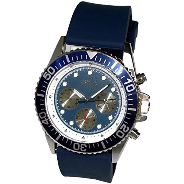 Fila 38-830-102 Blue Dial Rubber Strap Gents Watch