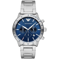 Armani AR11306 Blue Dial Stainless Steel Strap..