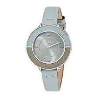 Furla R4251109505 Blue Dial Leather Strap Ladi..