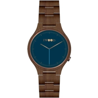 Iwood IW18441004 Mens Brown Wood Strap Watch