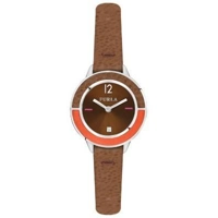 Furla R4251109519 Brown Dial Leather Strap Lad..