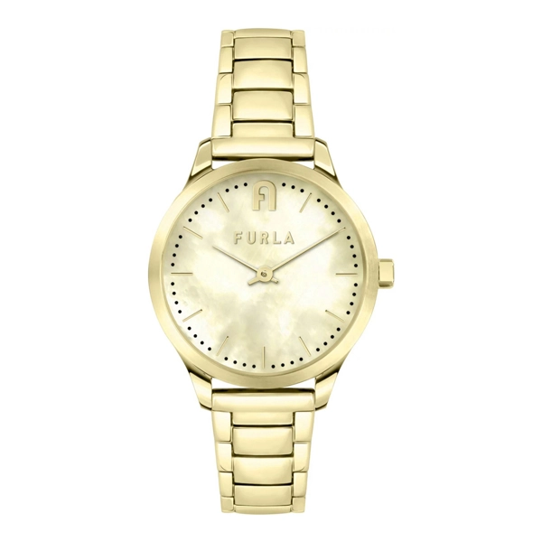 Furla R4253135502 Yellow Gold Stainless Steel Ladies Watch