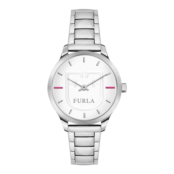 Furla R4253125501 White Dial Stainless Steel Ladies Watch