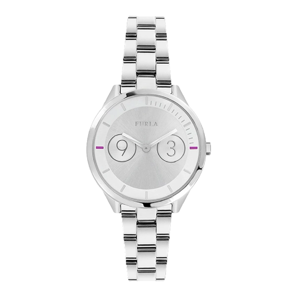 Furla R4253102509 Silver Dial Stainless Steel Ladies Watch