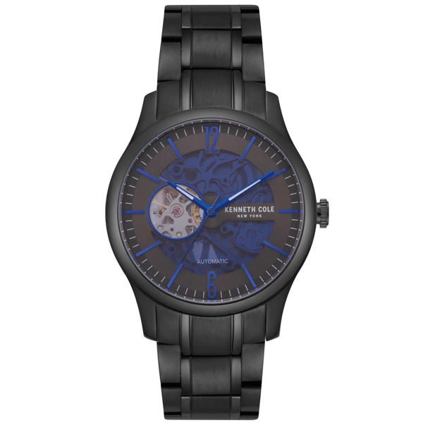 Kenneth Cole KC50224005 Black Stainless Steel Grey Dial Mens Watch