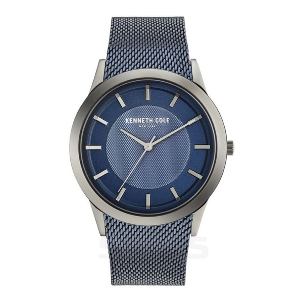 Kenneth Cole KC50566004 Blue Stainless Steel Strap Mens Watch