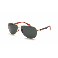 Ray Ban RB8313M F009/6G 61-13 Green Lenses Gol..