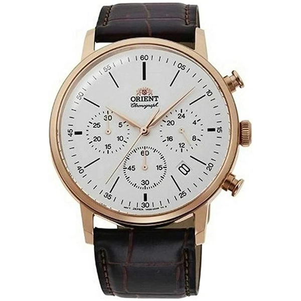 Orient watch clearance leather strap